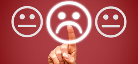 Rating system of smiley faces